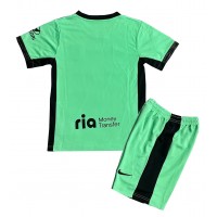 Koszulka piłkarska Atletico Madrid Strój Trzeci dla dzieci 2023-24 tanio Krótki Rękaw (+ Krótkie spodenki)